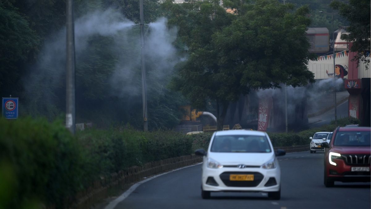 delhi pollution crisis why no water mist system installed