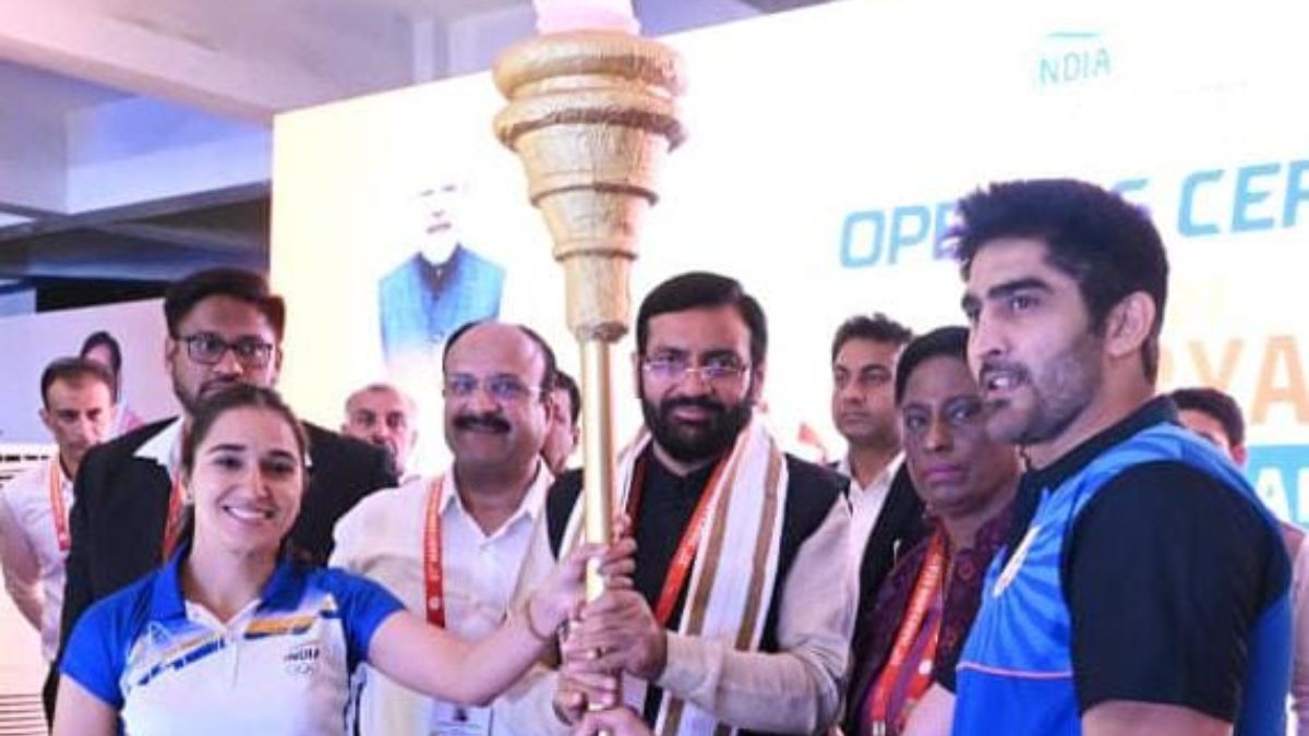 haryana state sports festival inauguration at tau devi lal stadium