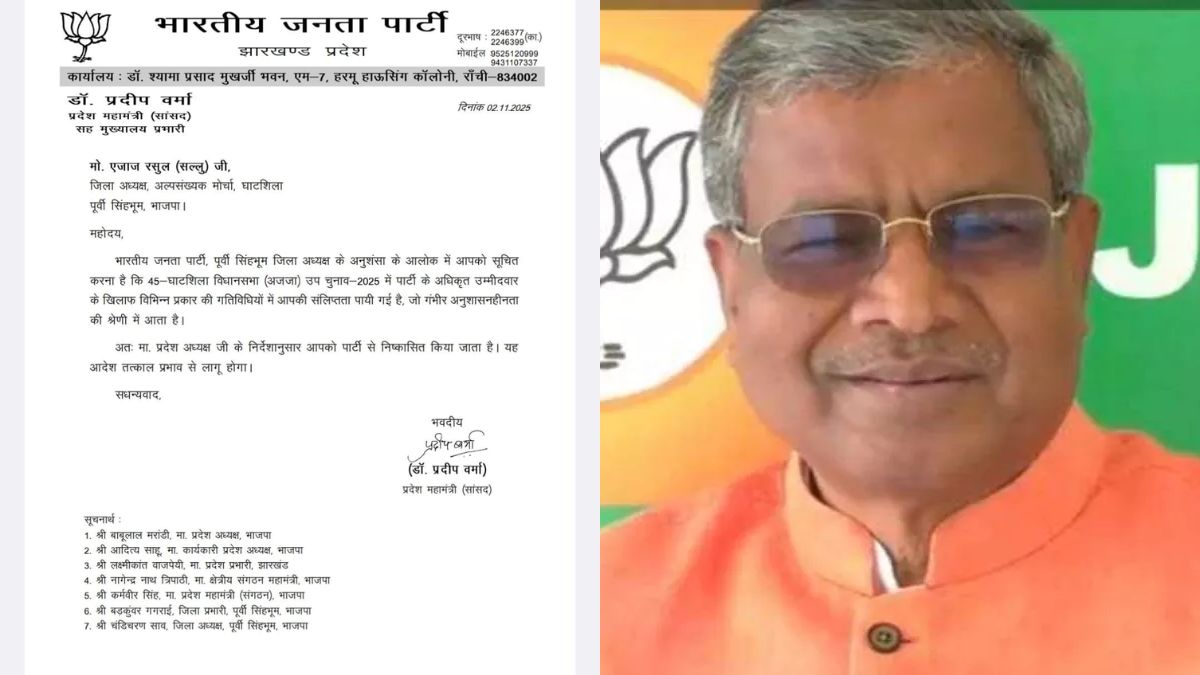 bjp minority wing leader ejaz rasool expelled for indiscipline