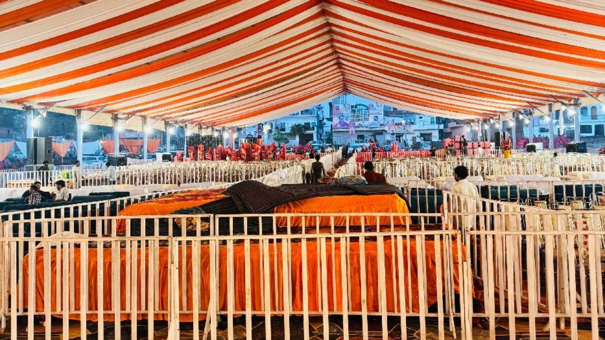 jagannath temple groundbreaking ceremony in fatehpur with shri ram bhadracharya