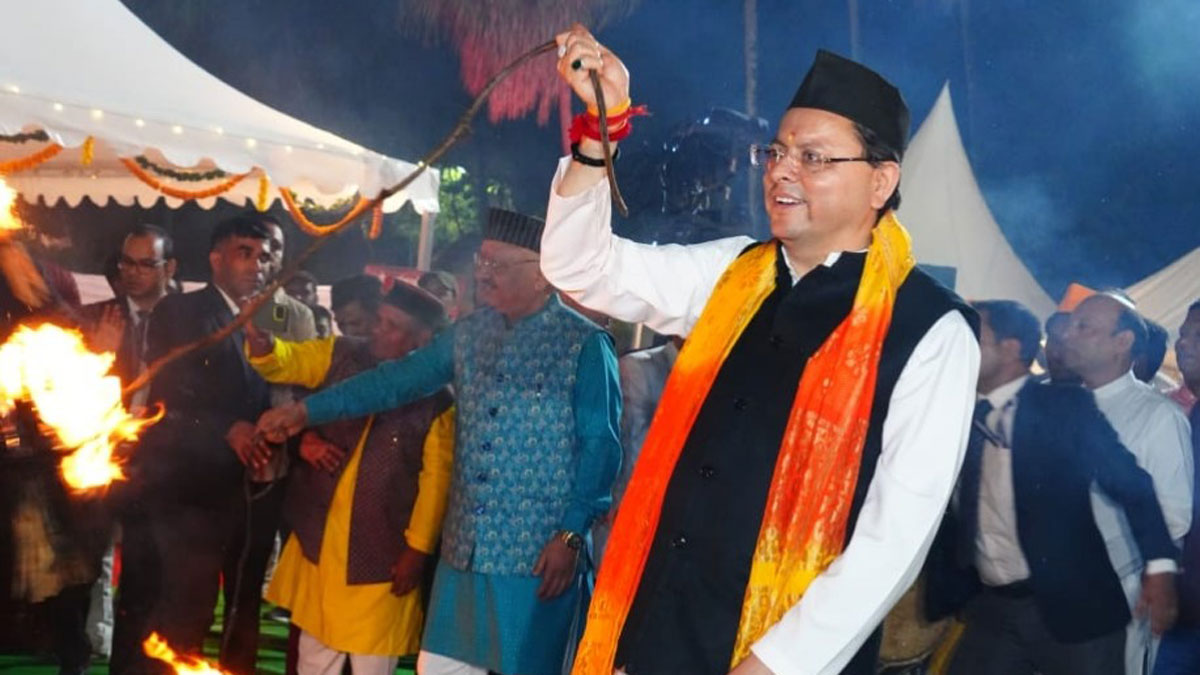 cm pushkar singh dhami celebrates igas