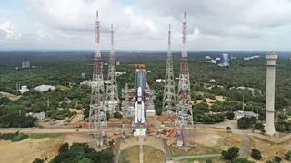 भारत की धरती से आज सबसे भारी संचार उपग्रह लांच करेगा इसरो (फोटो- एक्स, इसरो)