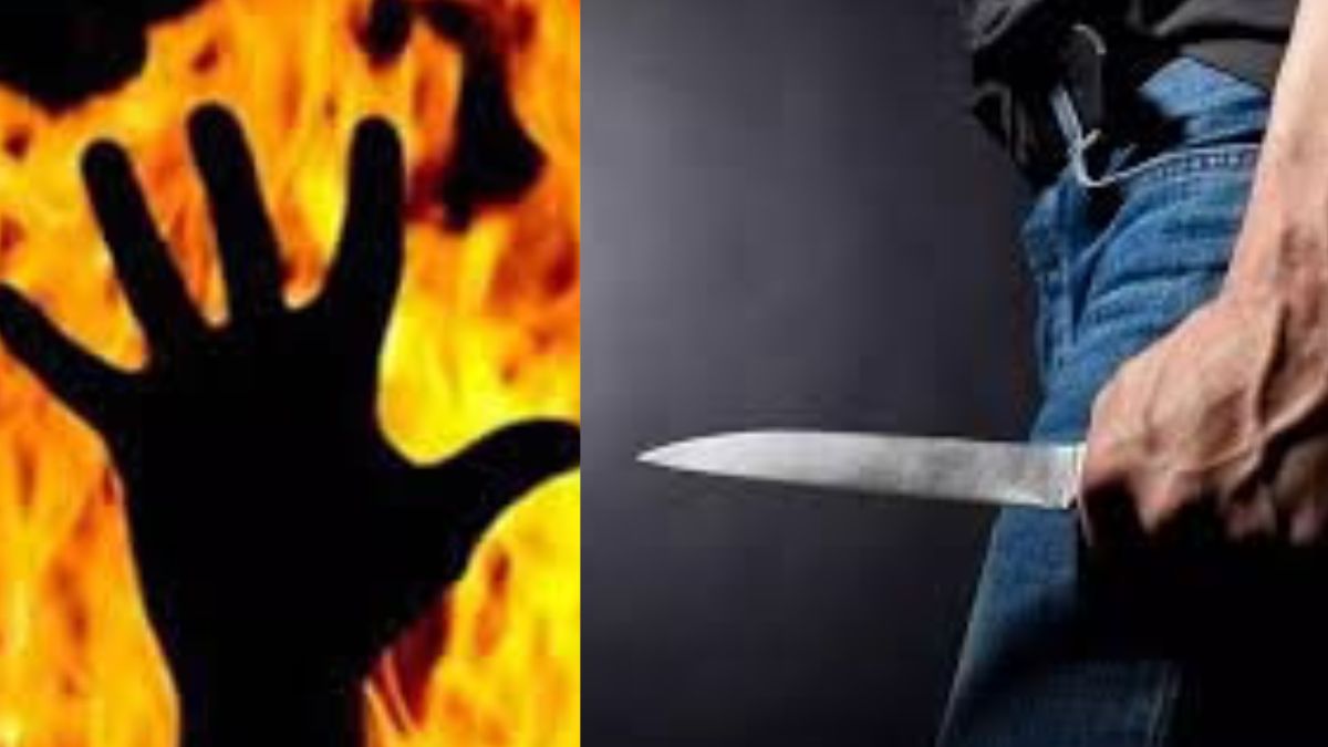 man burns mother alive kills uncle with sickle