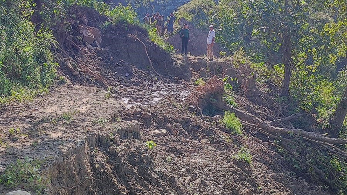 rajaji tiger reserve cheela zone many roads destroyed due to monsoon