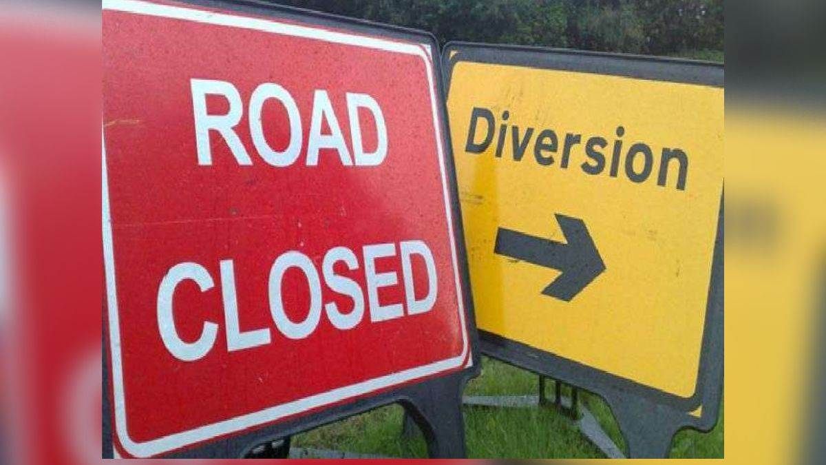 traffic plan will be implemented on the highway today vehicles will be diverted an hour before