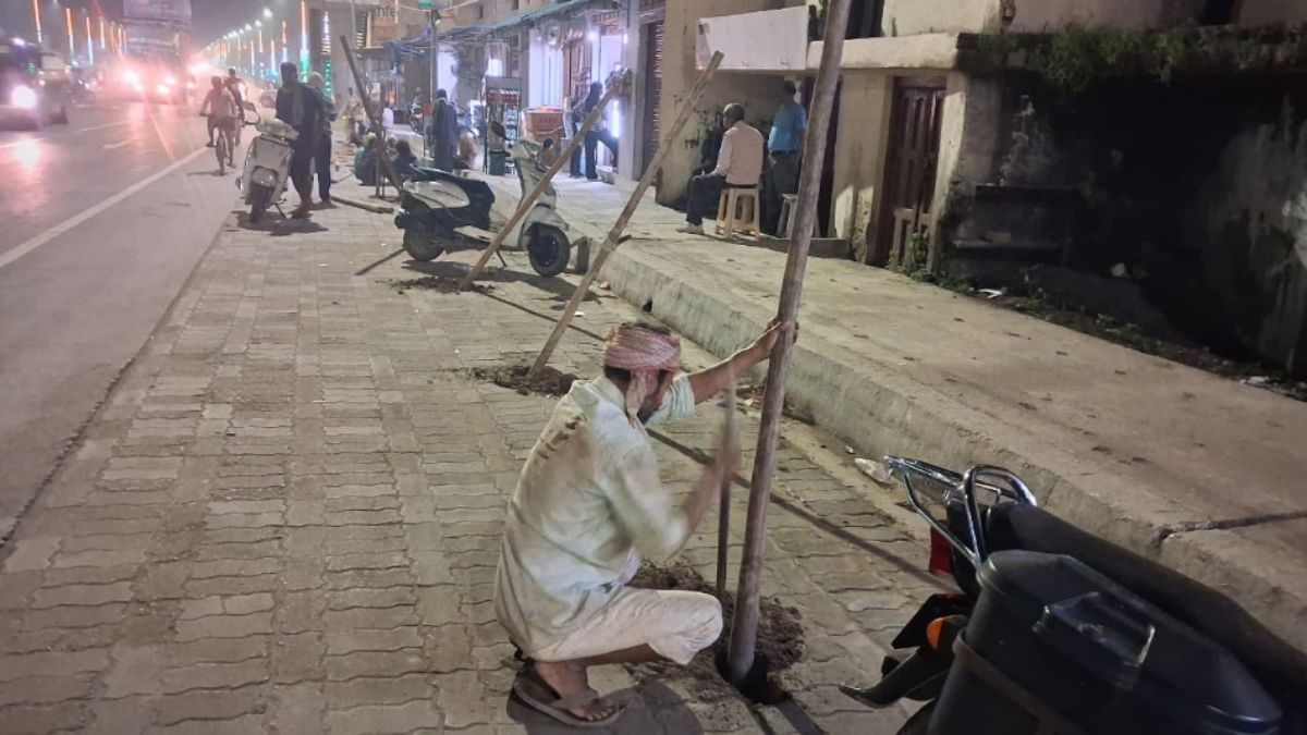 security tightened for pm modi visit barricades installed in varanasi