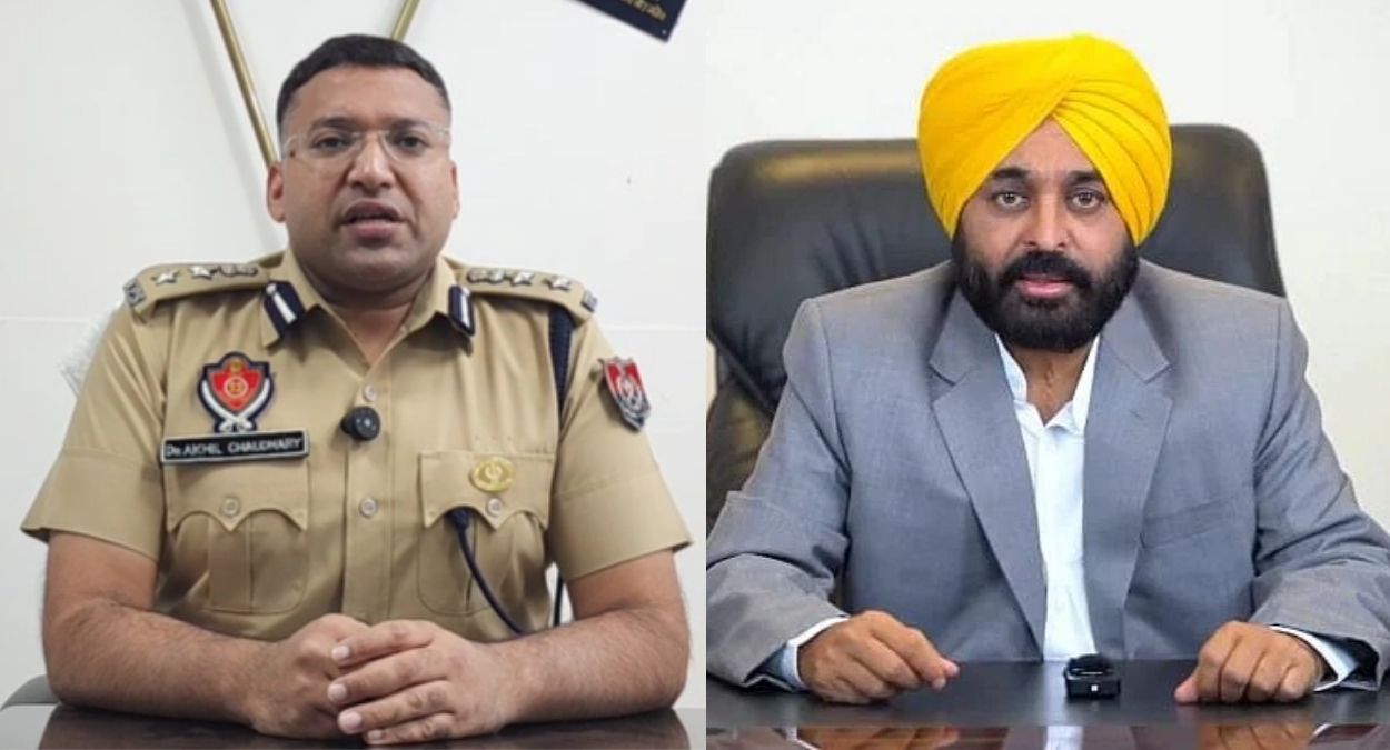bhagwant mann controversy police duty for cms shoes at gurudwara