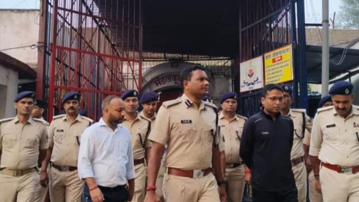 chapra jail inspection security check before bihar elections