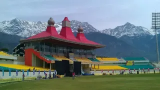 धर्मशाला में हिमाचल प्रदेश क्रिकेट स्टेडियम। जागरण आर्काइव