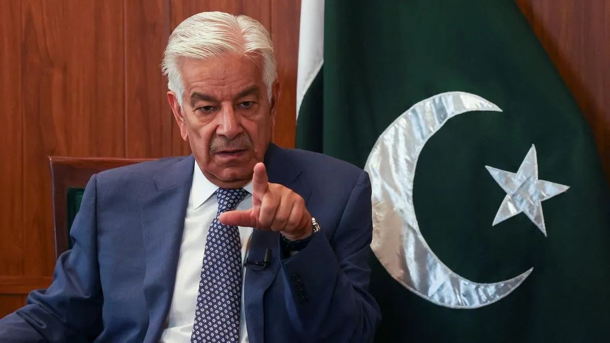 pakistan defense minister khawaja asif blame india for clash with afghanistan