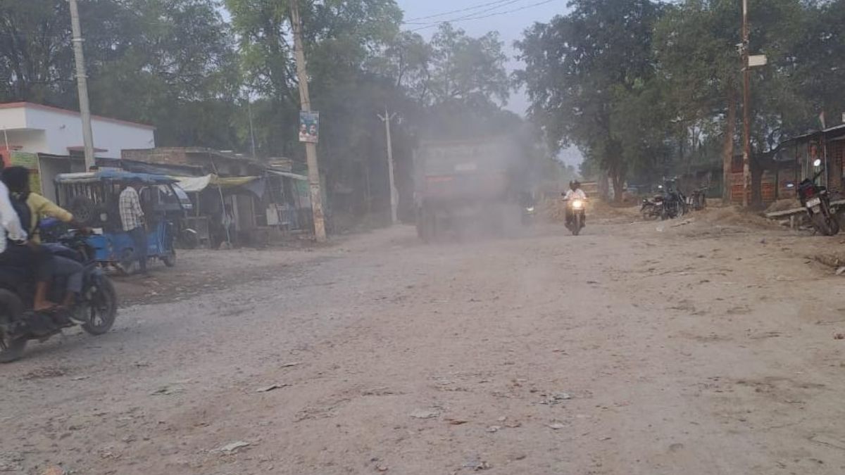 lalaulibandhwa road renovation funds spent but road still in poor condition