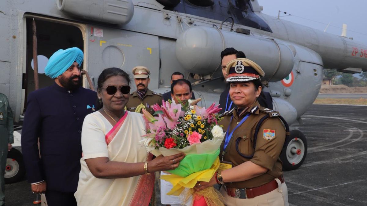 president droupadi murmu visits haldwani for raj bhavan nainital event