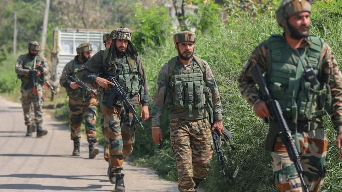 three terrorist hideouts destroyed in kulgam security forces recovered several items including cylinders