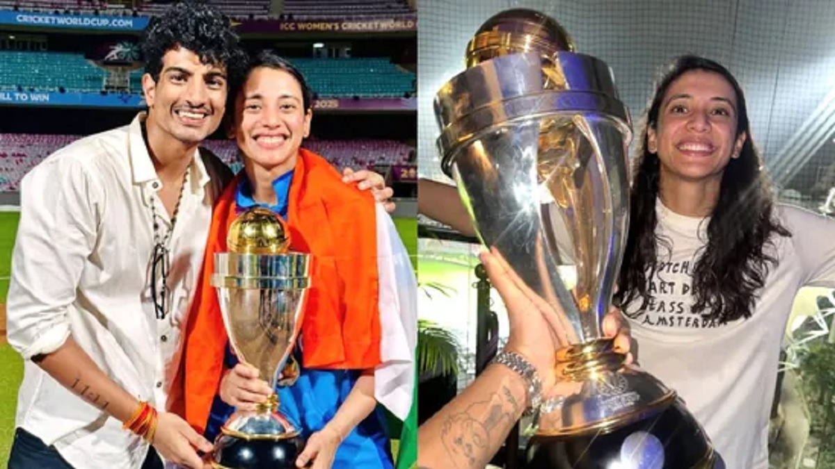 smriti mandhana boyfriend palash muchhal shows off sm18 tattoo after india women odi world cup win