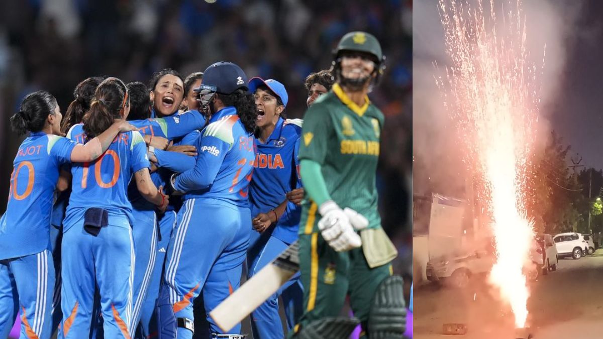 harmanpreet kaurs team wins first womens world cup delhincr celebrates like diwali