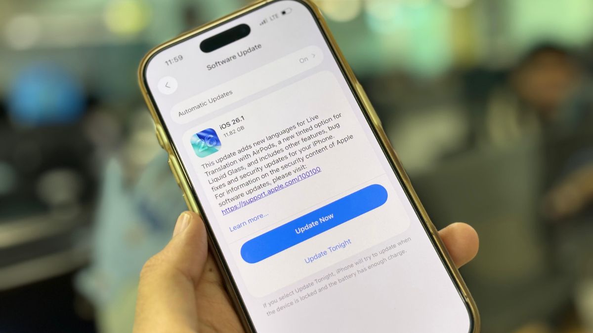 apple ios 261 update new liquid glass design option and features