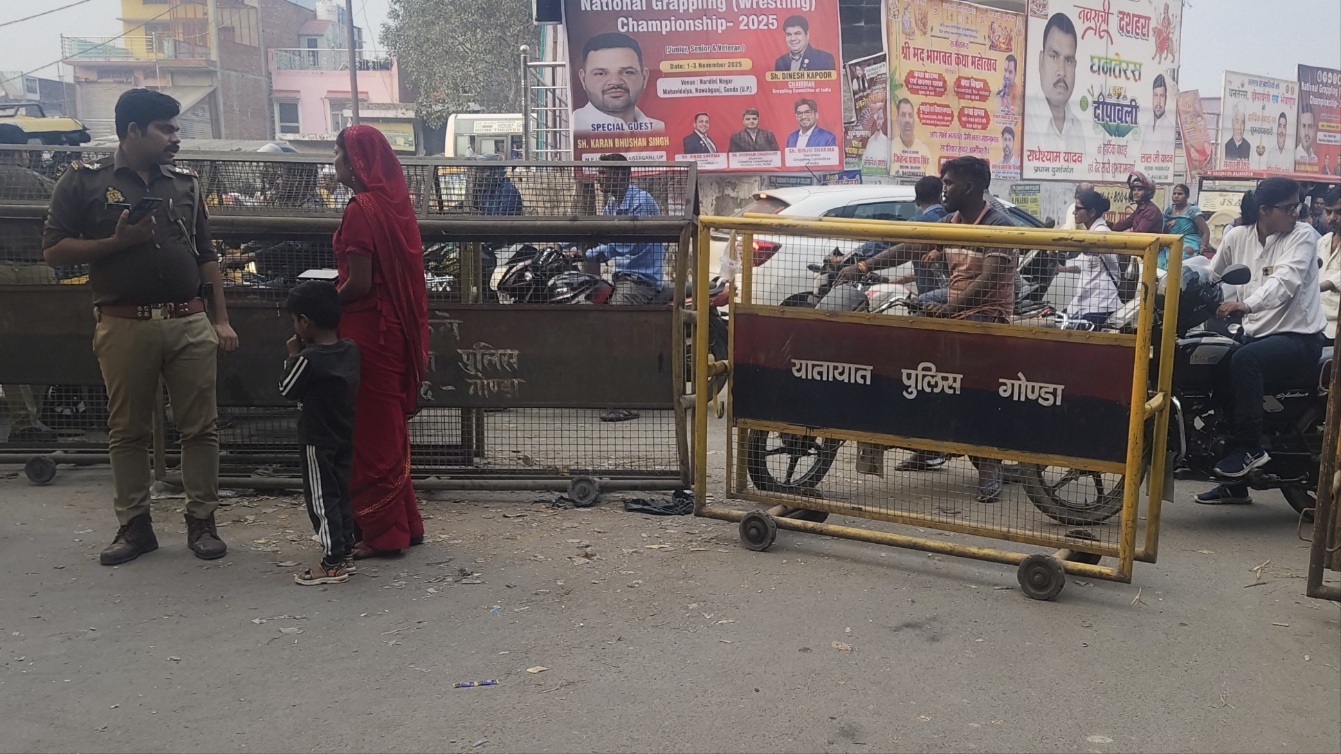 kartik purnima ayodhya security increased bridge traffic restricted