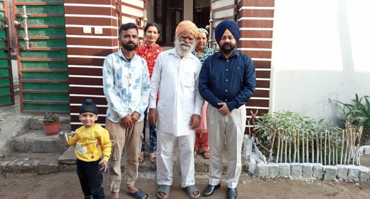 adc visits elderly man after viral video gurdaspur assistance