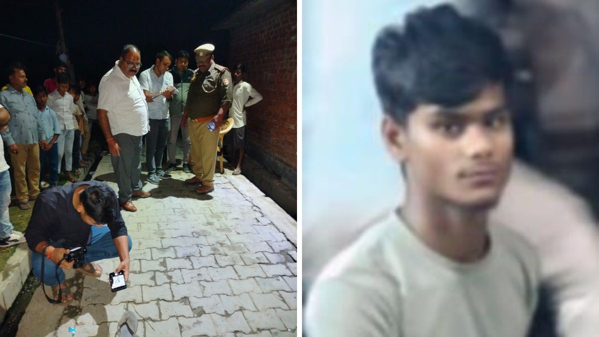 sitapur man killed for talking outside neighbors house