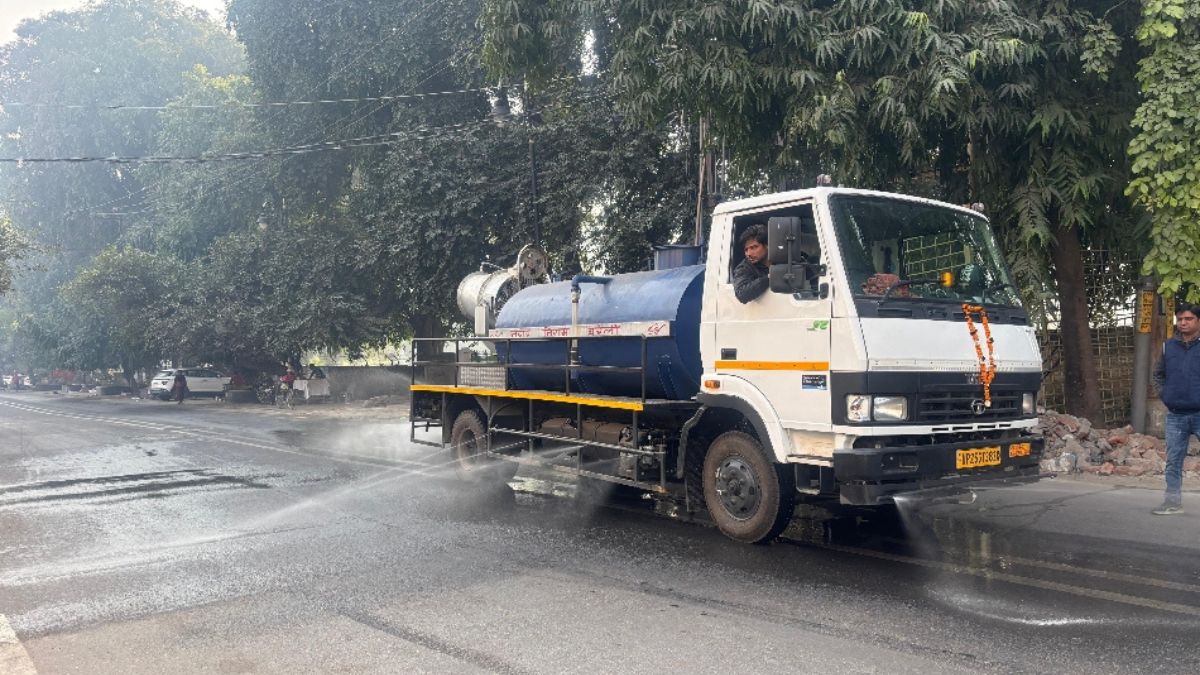 bareillys steps towards clean air curbing dust from footpaths to urban forests