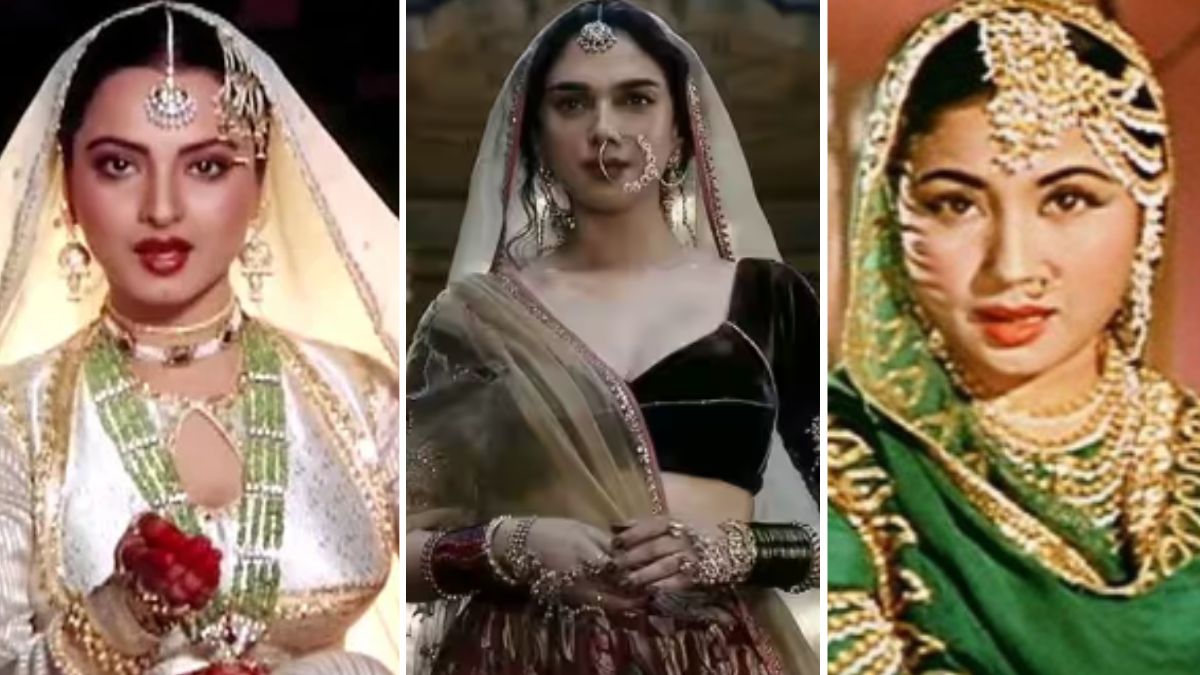 rekha to madhuri dixit and meena kumari these 7 actresses played tawaif role on screen films done a good at box office
