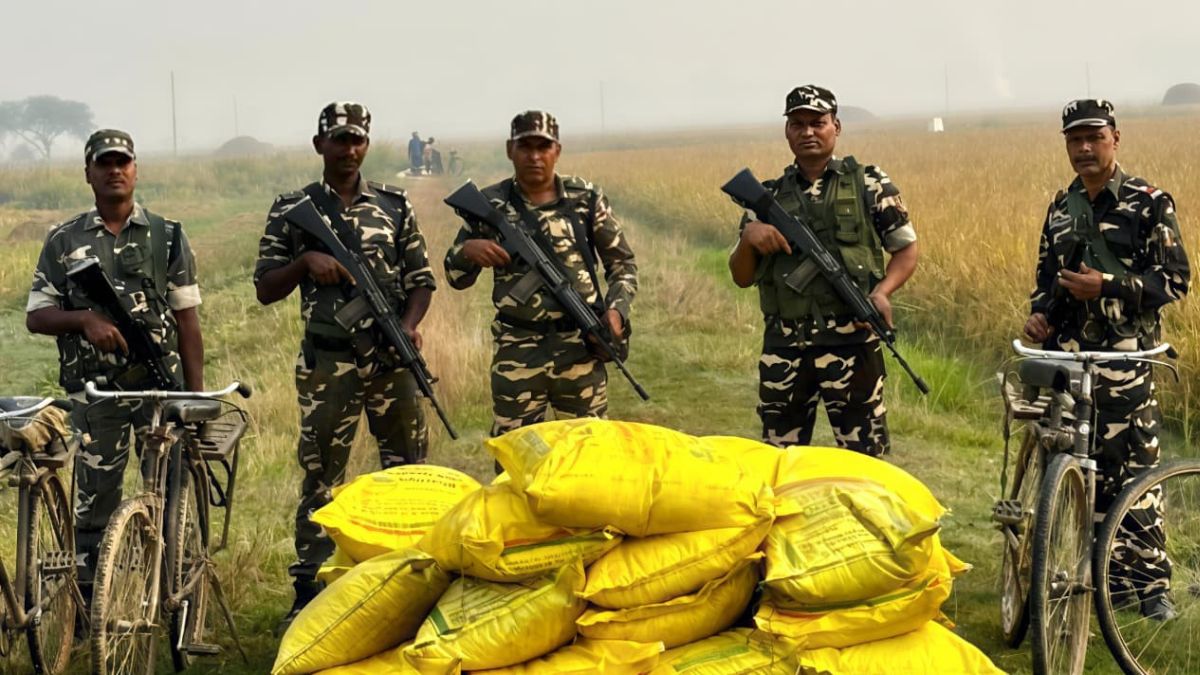 ssb seizes 47 bags of urea at indonepal border in bahraich