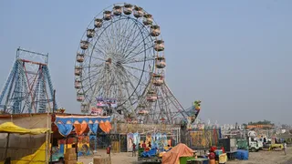 भव्य चौबारी मेले का दृश्य
