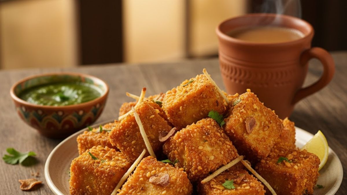 crispy ginger garlic paneer easy paneer snack recipe for tea time starter