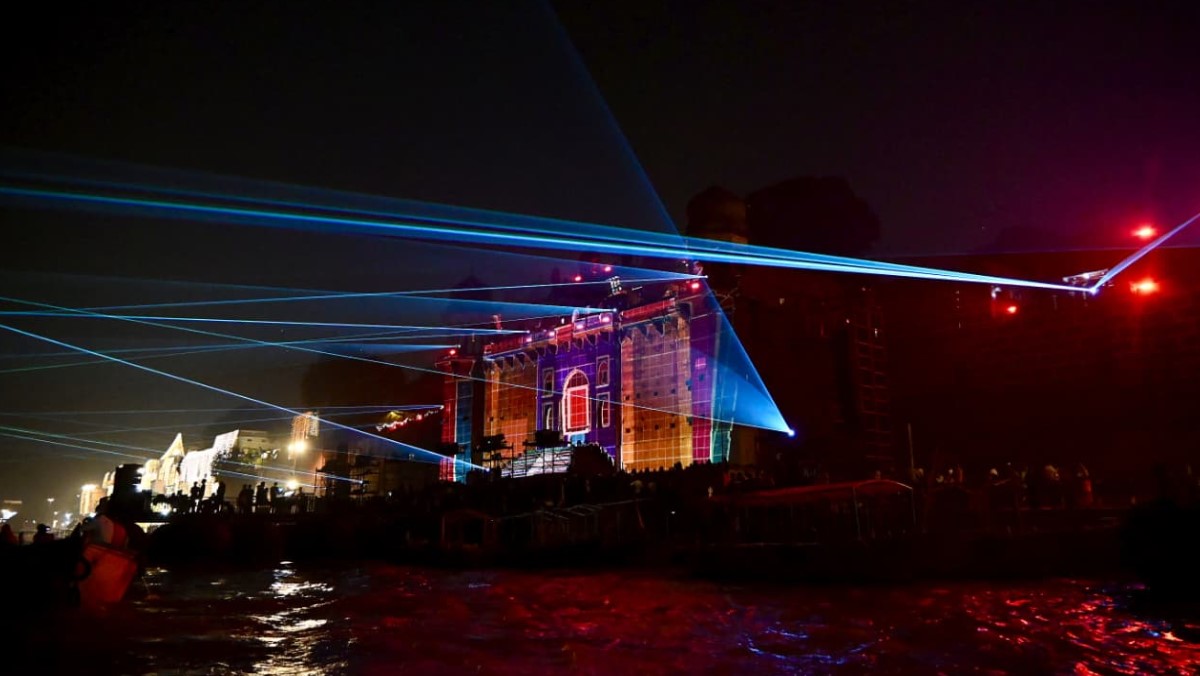 dev deepawali in varanasi will see fireworks at a height of 200 metres 3d projection mapping and laser shows thrice jagranspecial