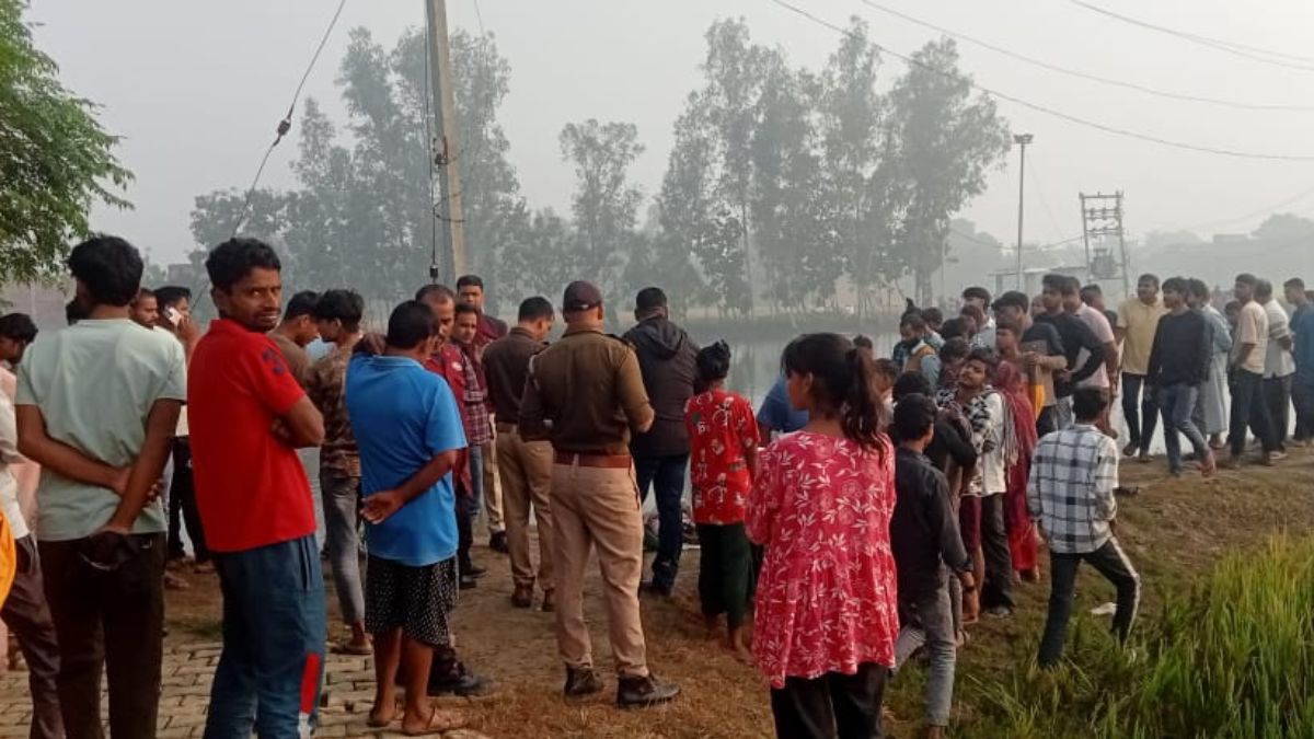 the body of an unidentified young woman was found floating in a pond