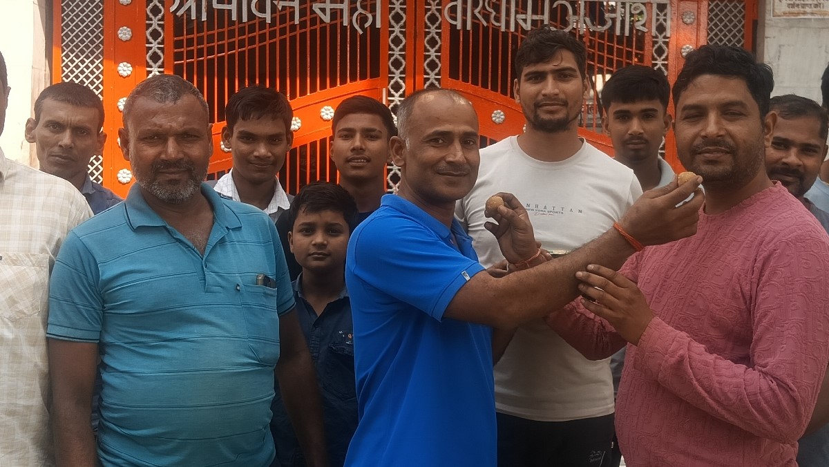 celebration in radha yadav village after women cricket team world cup win