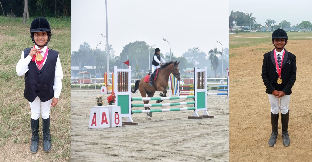 rvc riders children excel in equestrian skills ready for competition