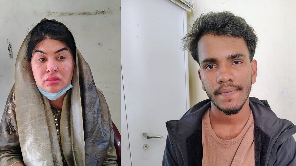 a nepali youth along with an uzbek woman entering india from the nepal border was arrested in sonbarsa sitamarhi