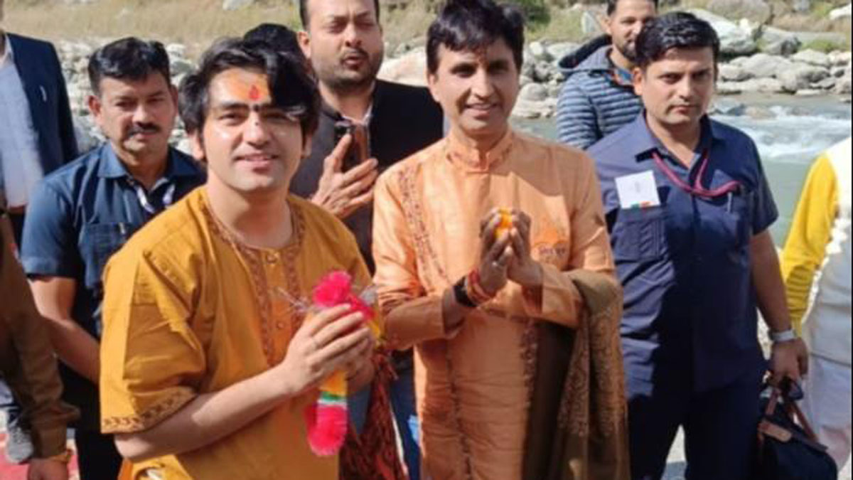 baba bageshwar kumar vishwas visit yamunotri sanatan hindu ekta yatra