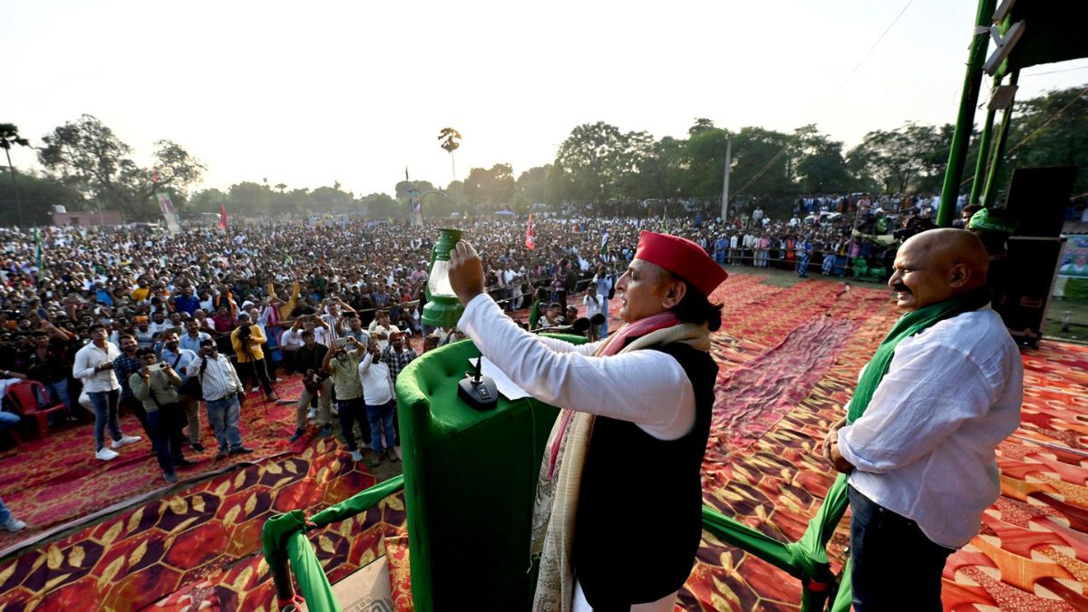 akhilesh yadavs rallies in demand for bihar elections