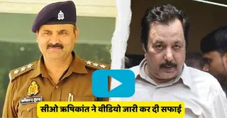 सीओ ऋषिकांत शुक्ल व अखिलेश दुबे।