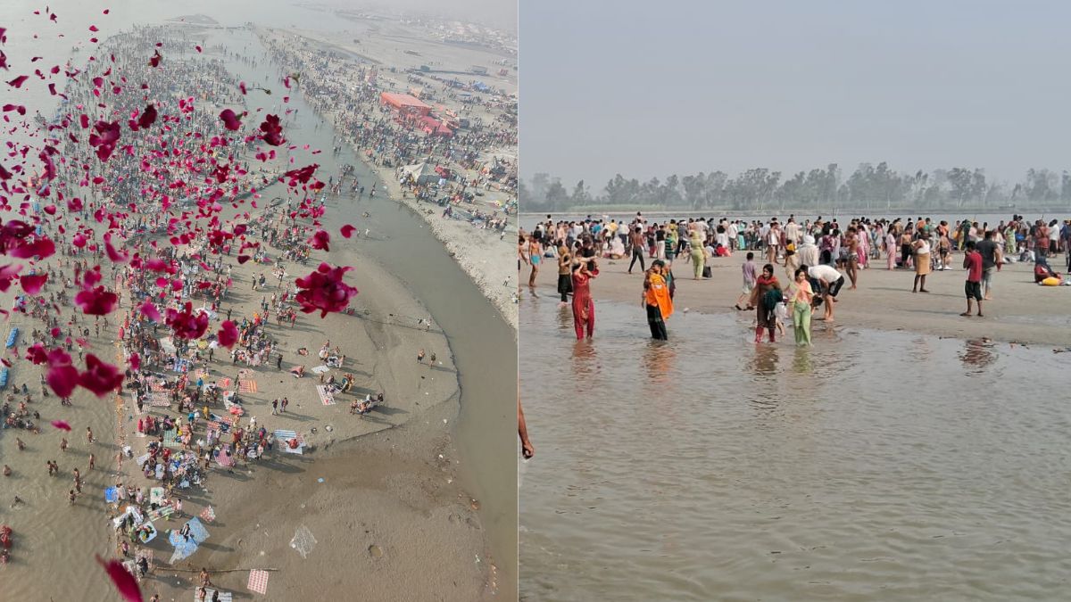 kartik purnima 2024 devotees take holy dip in ganga at garhmukteshwar