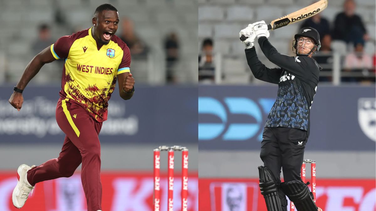 west indies won by 7 runs beat new zealand mitch santner fifty