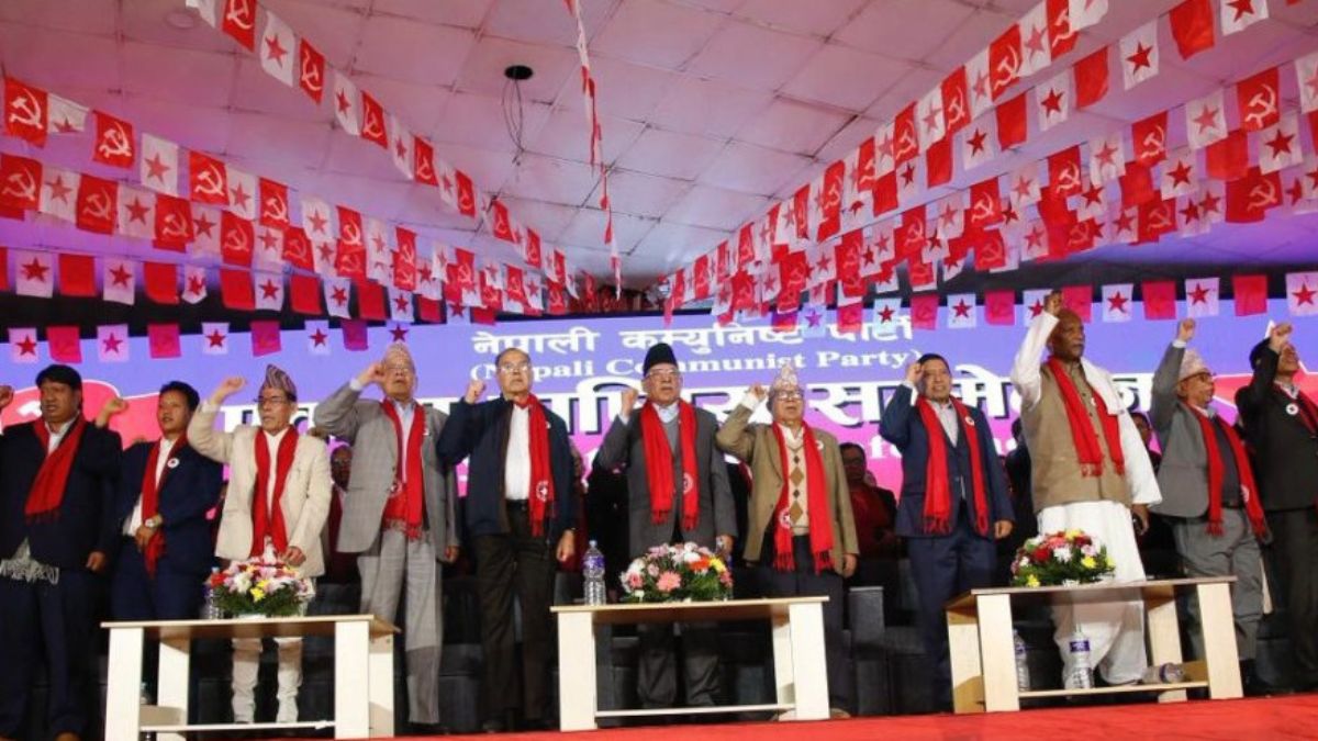 nepal left parties unite ahead of elections nepali communist party