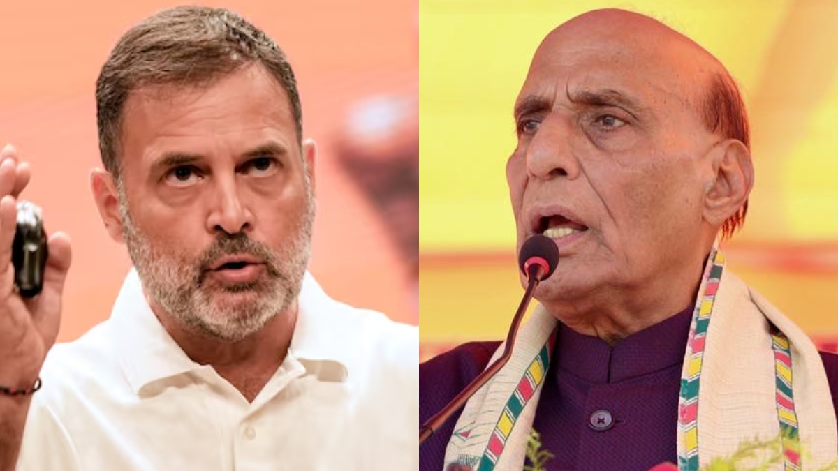 rajnath singh slams rahul gandhi keep army out of politics