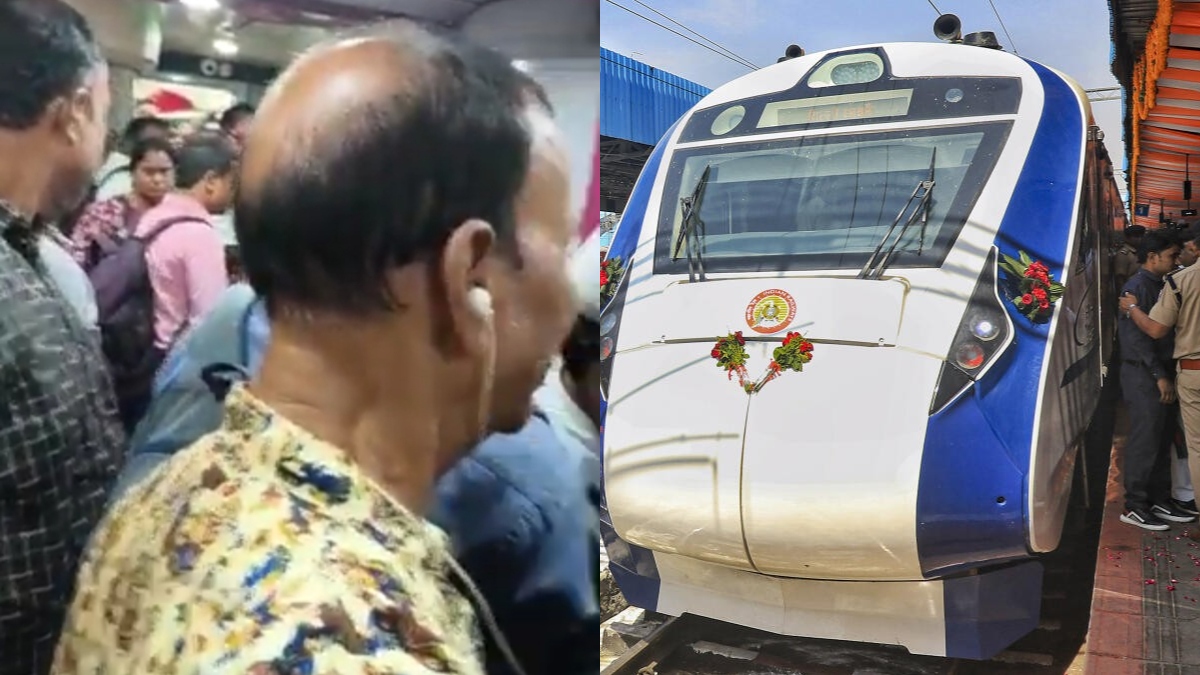 vande bharat train door malfunction passengers panic