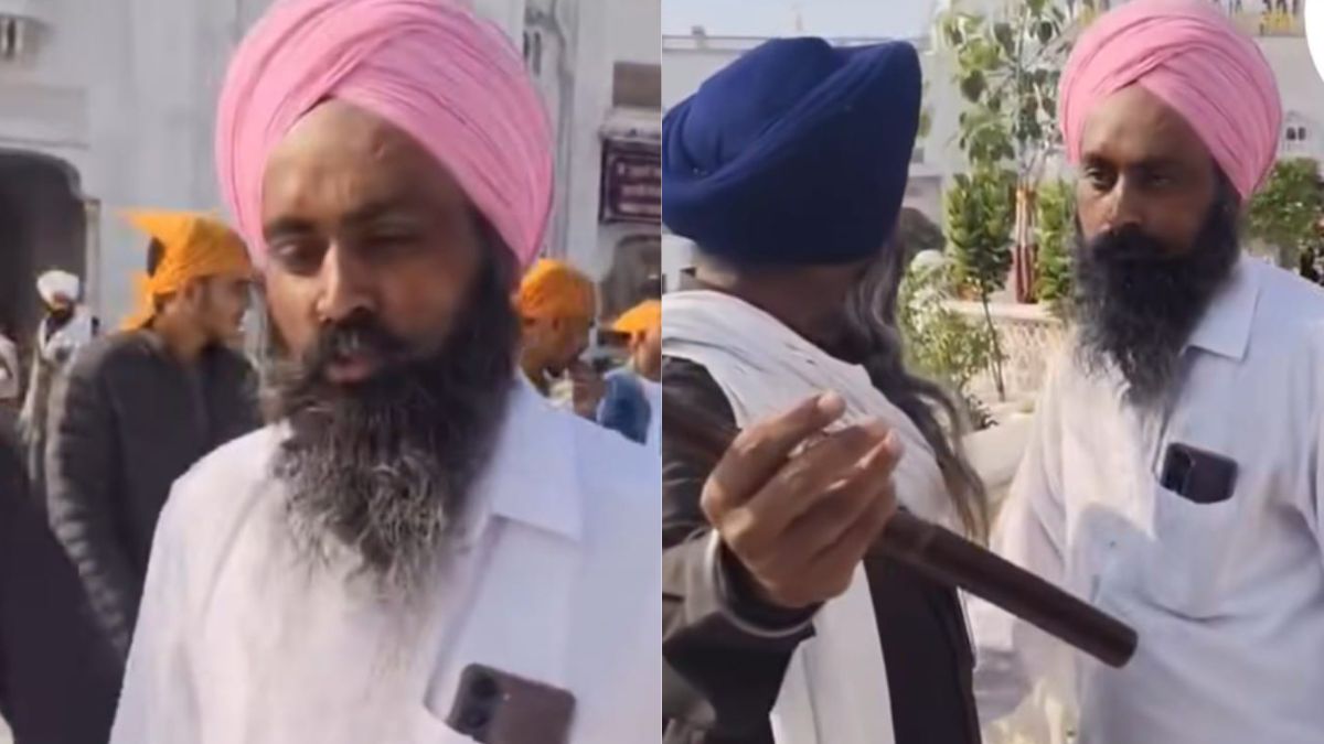 a youth from karnal reached outside sri harimandir sahib after drinking alcohol was caught by the servants