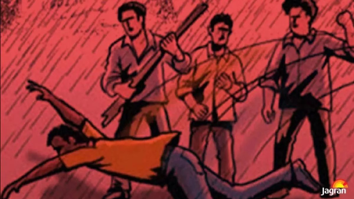 being reprimanded in class the student surrounded the teacher on the road and beat him with belts