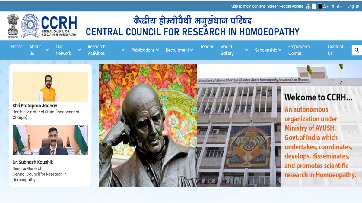 ccrh recruitment 2025 registration start for the post of group a b and c and candidate can see here full details