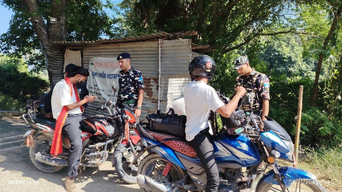 ssb alert on indo nepal border for bihar election 2025