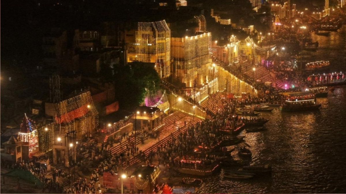 dev deepawali 2025 varanasi shimmering lights on the ganges photos