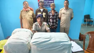 24 किलो गांजे की खेप पकड़ी
