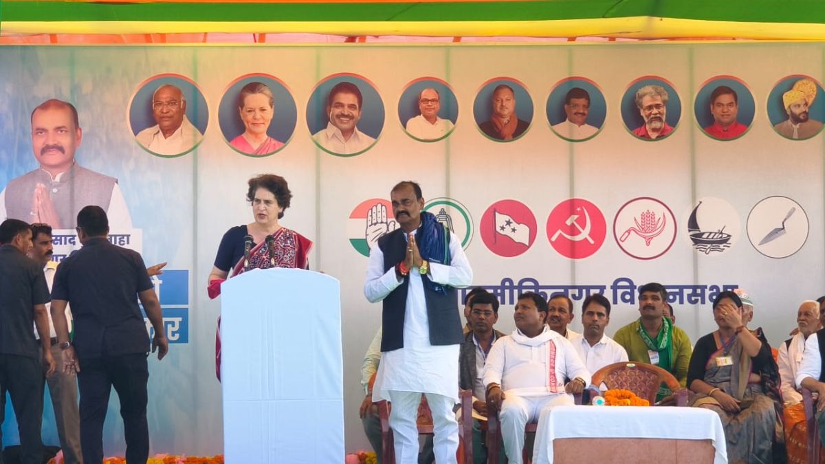 priyanka gandhi slams bihar government over development failures