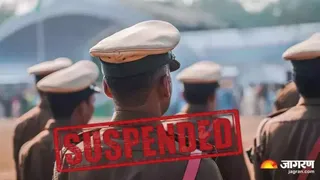 6 पुलिसकर्मी सस्पेंड; थाना प्रभारी भी नपे।