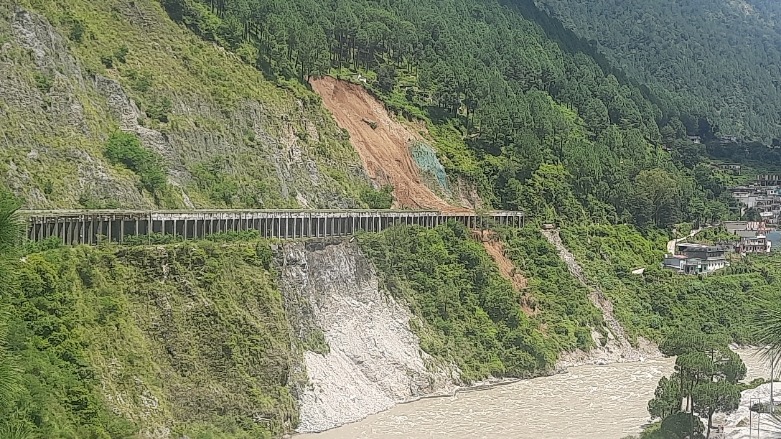 uttarkashi proposal sent for landslide treatment above open tunnel